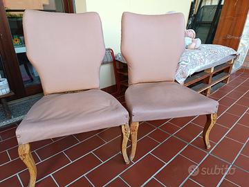 coppia  poltroncine originali anni '60,