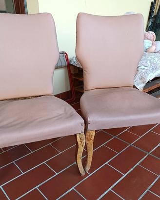 coppia  poltroncine originali anni '60,