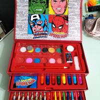 Valigetta kit per colorare Avengers Marvel