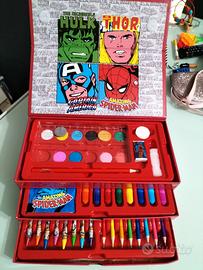 Valigetta kit per colorare Avengers Marvel