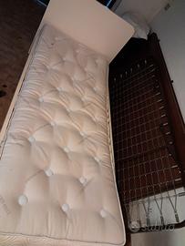 letto con rete e materasso 