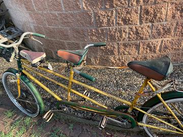 Tandem vintage degli anni '70 ribassato Biciclette In vendita a