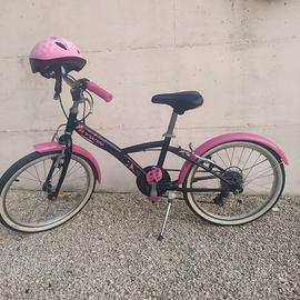 Bici Bambina BTWIN Decathlon + Caschetto MET