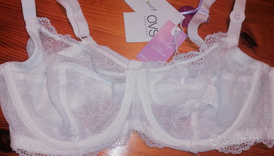 Reggiseno bianco con ferretti in pizzo OVS