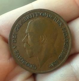 Moneta One Penny 1920 - Re Giorgio V