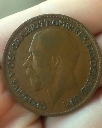Moneta One Penny 1920 - Re Giorgio V