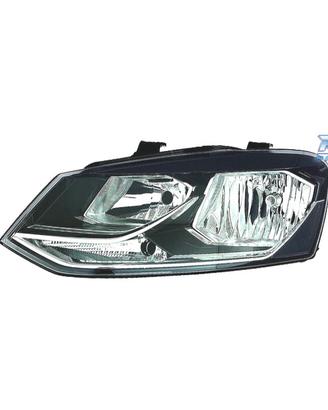 FARO SINISTRO VOLKSWAGEN VW POLO 14-17 FONDO NERO