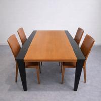 Tavolo design 200 cm + 4 sedie in pelle