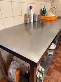 Tavolo acciaio inox