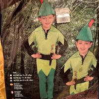 Vestito carnevale peterpan