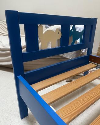 Letto Ikea per bambino Kritter azzurro / blu