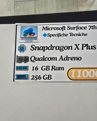 Microsoft Surface Laptop 7 Snapdragon X Plus