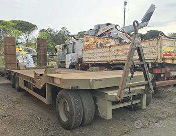 Rimorchio adamoli pianale carrellone ex militare