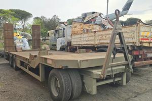 Rimorchio adamoli pianale carrellone ex militare