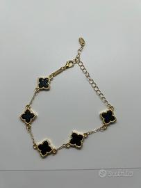 Bracciale Unisex a forma di quadrifoglio