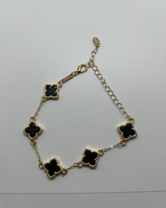 Bracciale Unisex a forma di quadrifoglio