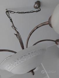 Lampadario soggiorno più plafoniera