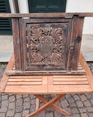 pannello legno intarsiato 