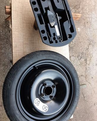 Set - Ruotino Di Scorta RENAULT CAPTUR II R17 5x114,3x66,1 Giradadi Crick Custodia Per Crick