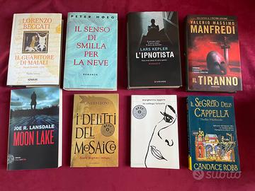 8 libri thriller narrativa contemporanea vedi foto