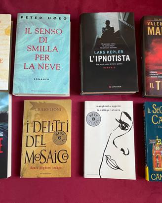 8 libri thriller narrativa contemporanea vedi foto