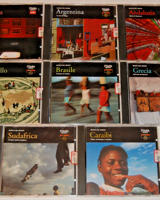 LOTTO 8 CD MUSICA DAL MONDO