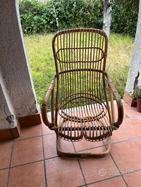 Poltrona gran rustica anni 60