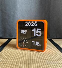 Orologio calendario a palette flip clock Karlsson