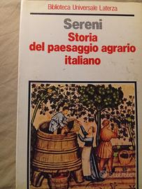 storia del paesaggio agrario italiano Sereni