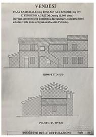 Rustico con 1500mt Petriolo