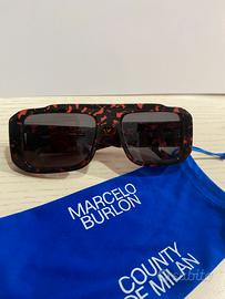 Ochiali Marcelo Burlon Red lava