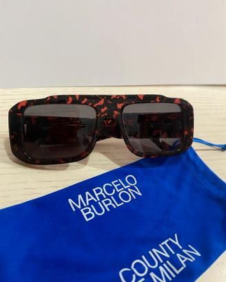 Ochiali Marcelo Burlon Red lava
