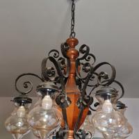 Lampadari / Lampada in ferro battuto 