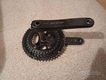 Guarnitura Shimano 105 con misuratore di potenza 