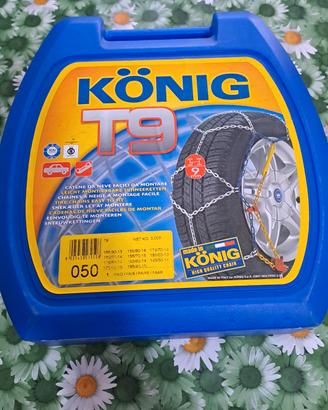 catene da neve konig t9 nuove