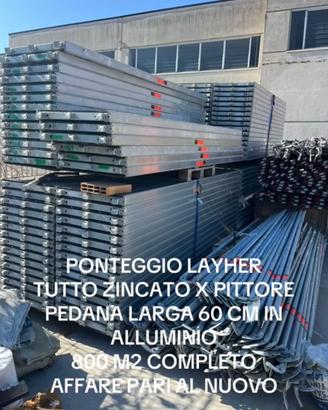 Usato Ponteggio 800mq.
