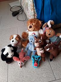 pupazzi di peluche x gioco cani 