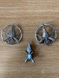 tre fregi da basco, berretto militare