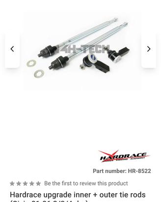 Kit tiranti e testine hardrace civic ep3 type-r
