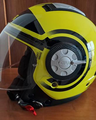 Casco Jet GIVI Giallo Fluo