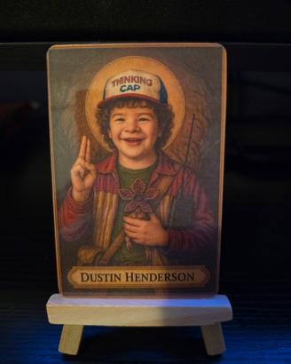 Santino artistico Stranger Things Dustin Handerson
