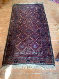 Tappeto persiano bordeaux 216 x 103