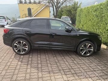 Audi q3 sportback identify black benzina 190