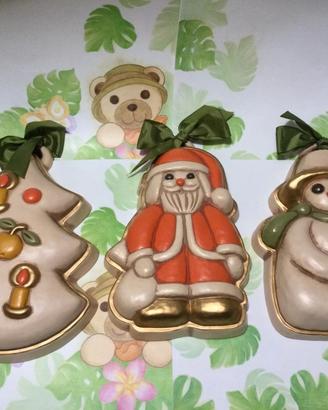 Thun collezione completa 3 formelle natalizie