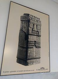 Manifesto Pubblicitario Armando Testa raro