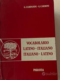 Campanini Carboni Dizionario italiano - latino