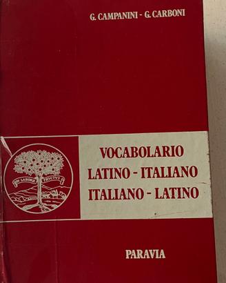 Campanini Carboni Dizionario italiano - latino