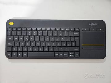 Tastiera Logitech K400 Plus wireless con touchpad