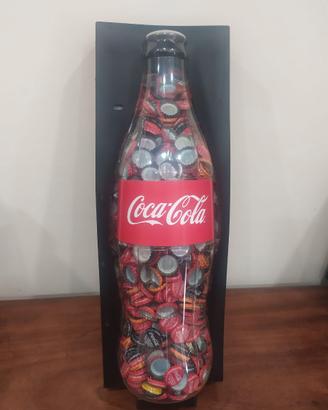 COCA COLA BOTTIGLIA RACCOGLI TAPPI GIGANTE GADGET