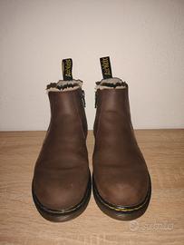 stivaletti imbottiti Dr Martens n.34 in pelle